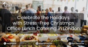 Christmas office lunch catering