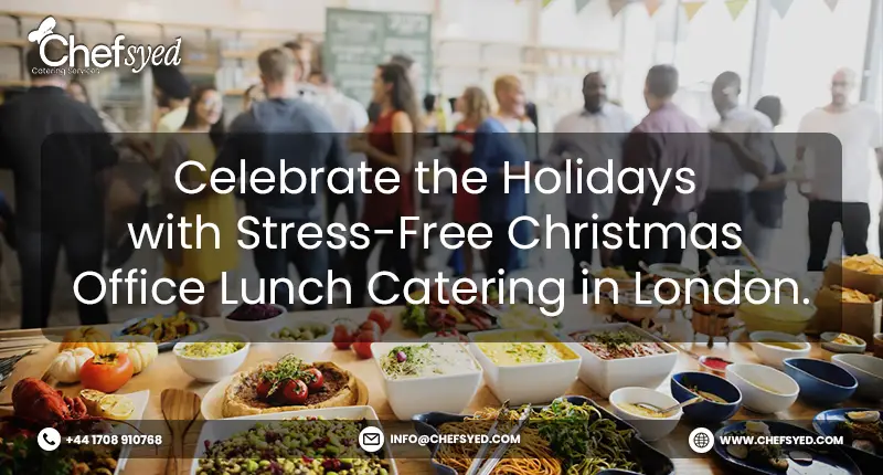 Christmas office lunch catering